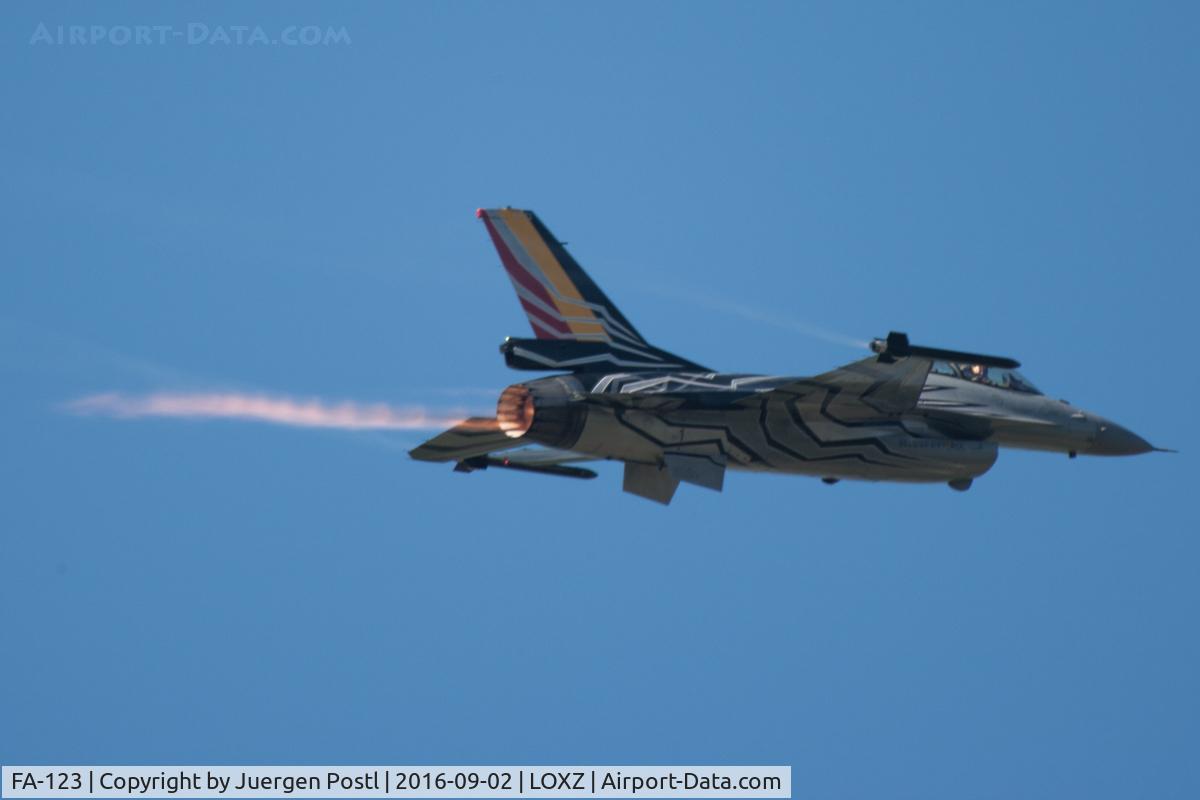 FA-123, SABCA F-16AM Fighting Falcon C/N 6H-123, Airpower 2016, Zeltweg, F-16A Fighting Falcon
