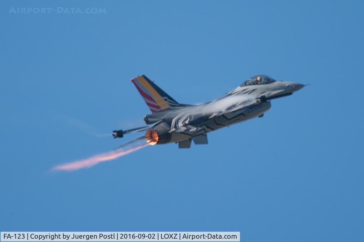 FA-123, SABCA F-16AM Fighting Falcon C/N 6H-123, Airpower 2016, Zeltweg, F-16A Fighting Falcon