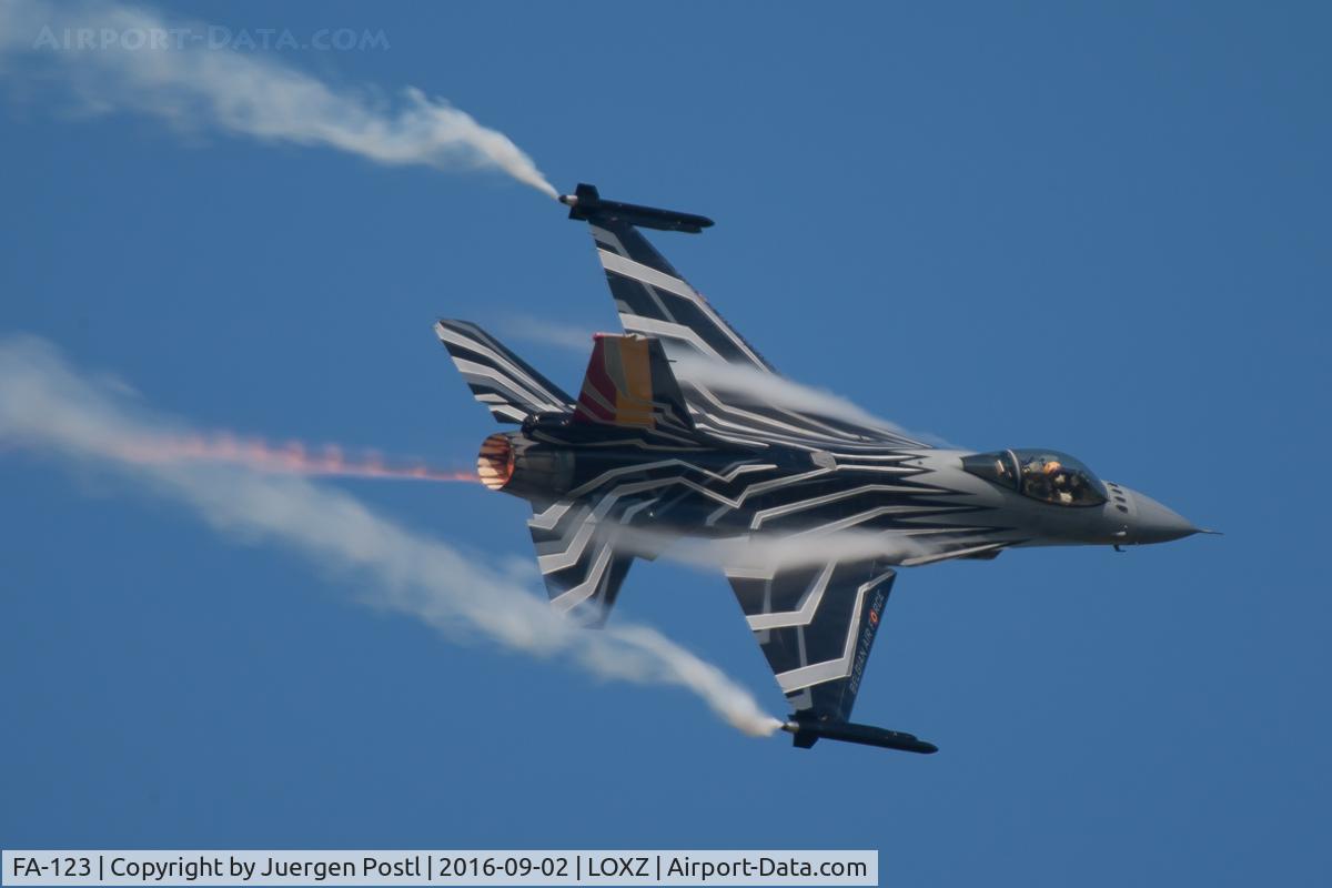 FA-123, SABCA F-16AM Fighting Falcon C/N 6H-123, Airpower 2016, Zeltweg, F-16A Fighting Falcon