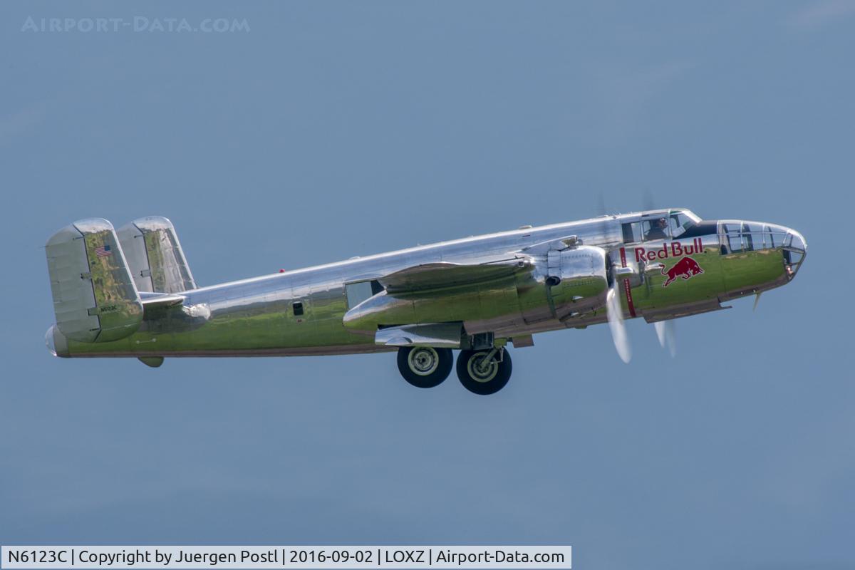 N6123C, 1945 North American B-25J-30-NC Mitchell Mitchell C/N 108-47647, Airpower 2016, Zeltweg