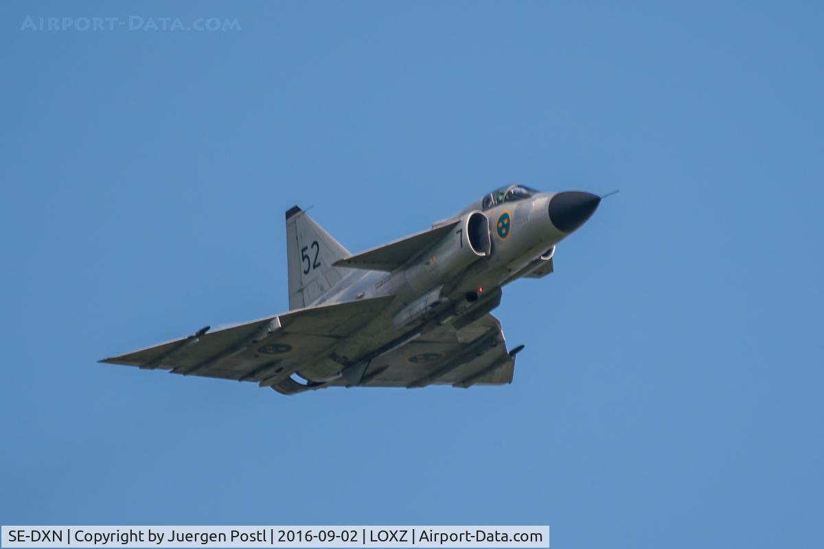 SE-DXN, 1977 Saab AJS 37 Viggen C/N 37098, Airpower 2016, Zeltweg - Patrouille de France