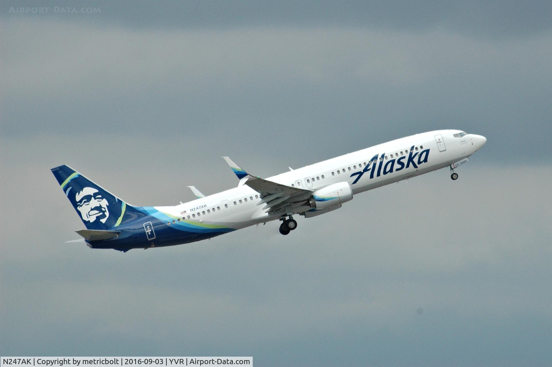 N247AK, 2016 Boeing 737-990/ER C/N 36364, AS702 to SEA