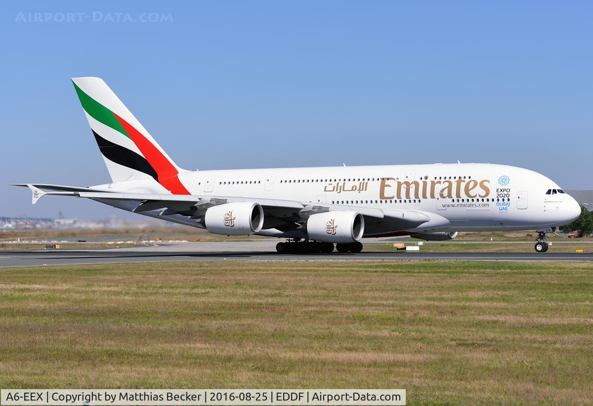 A6-EEX, 2014 Airbus A380-861 C/N 154, A6-EEX