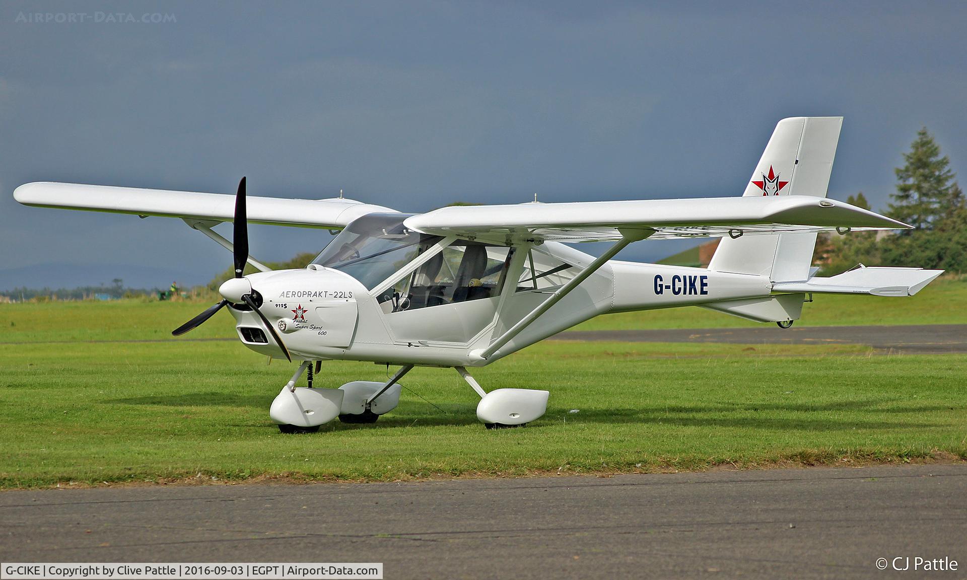 G-CIKE, 2014 Aeroprakt A22-LS Foxbat C/N LAA 317B-15298, In action at Perth EGPT