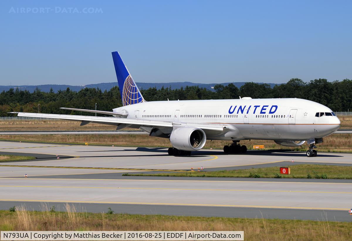 N793UA, 1997 Boeing 777-222 C/N 26946, N793UA