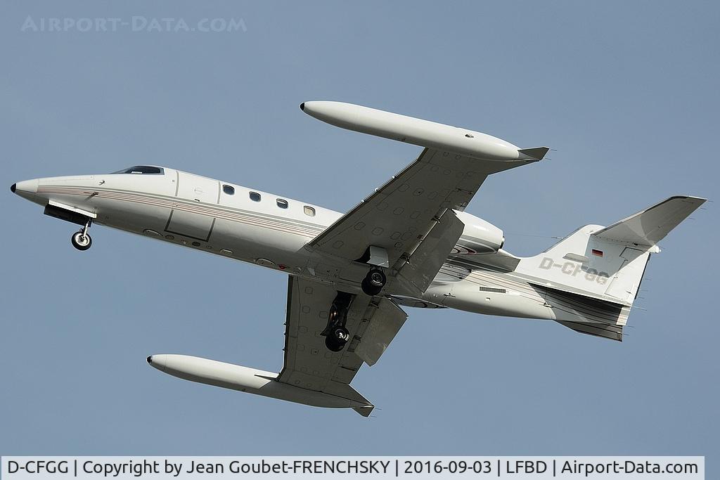 D-CFGG, 1981 Gates Learjet 36A C/N 36A-048, Quick Air Jet Charter landing runway 23
