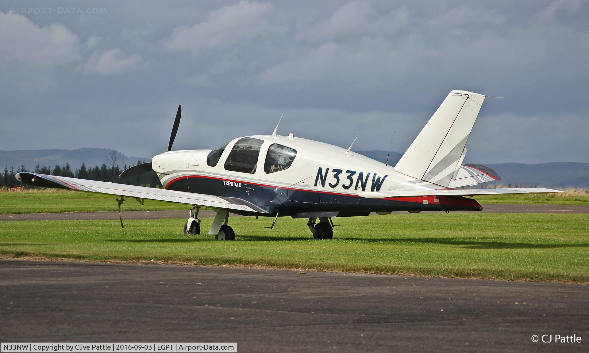 N33NW, 1990 Socata TB-20 Trinidad C/N 1073, Visiting Perth EGPT