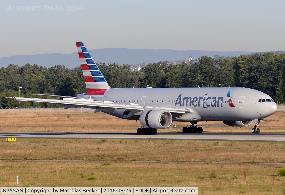 N755AN, 2001 Boeing 777-223 C/N 30263, N755AN