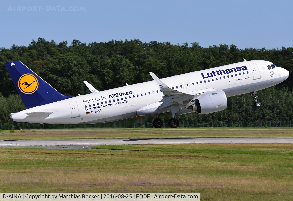 D-AINA, 2015 Airbus A320-271N C/N 6801, D-AINA