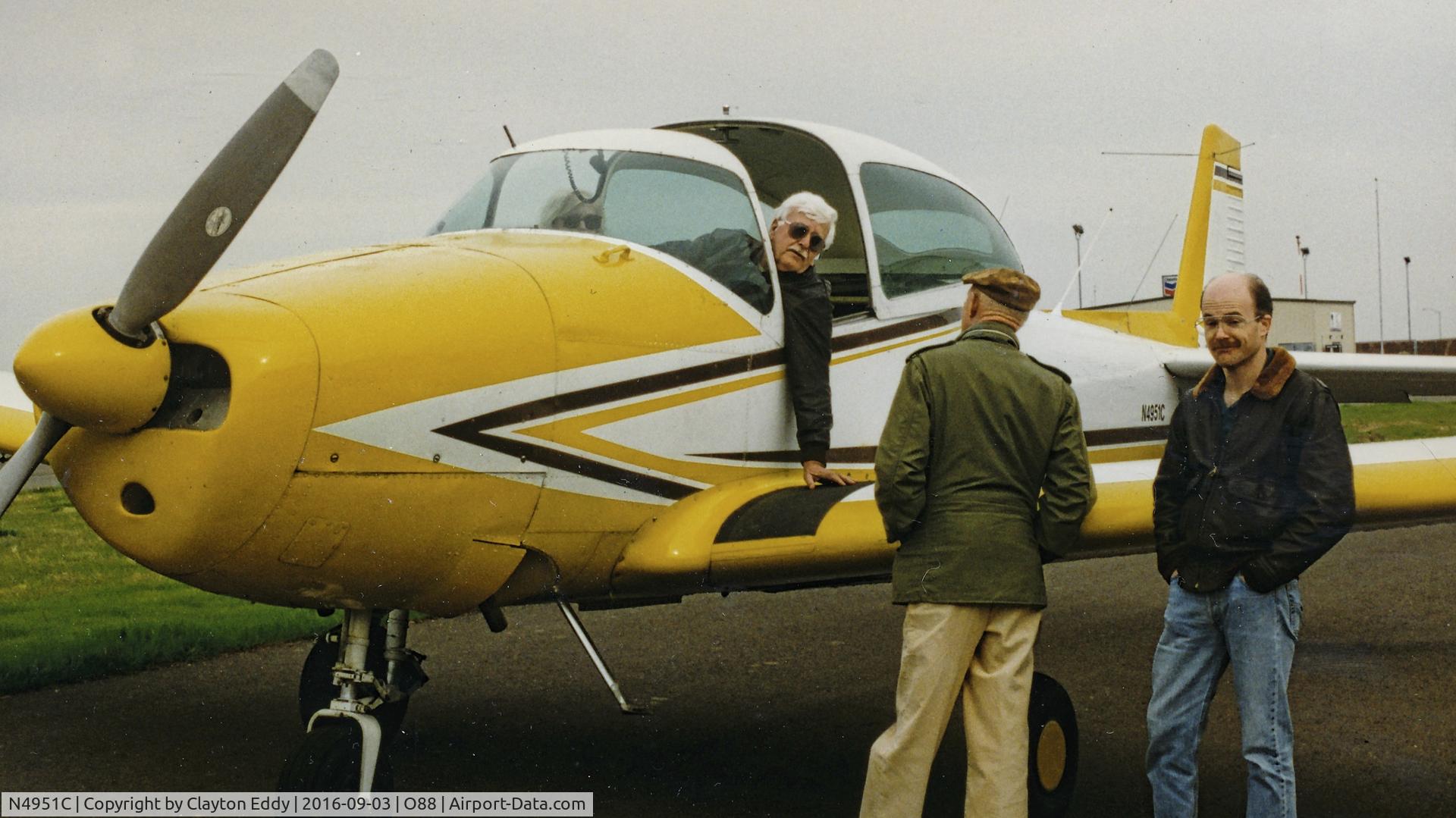 N4951C, 1948 Ryan Navion L-17B C/N NAV-4-1784, Ryan at old Rio Vista Airport in California.