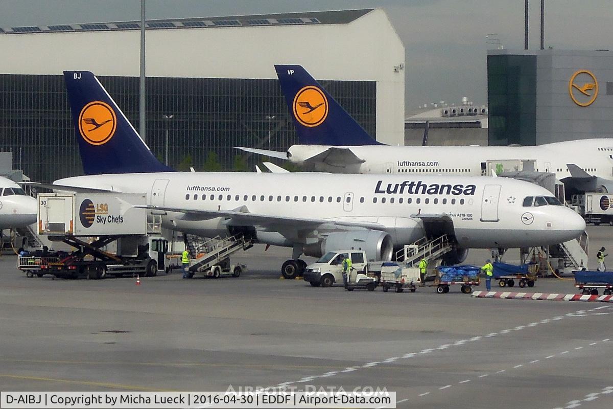 D-AIBJ, 2012 Airbus A319-112 C/N 5293, At Frankfurt