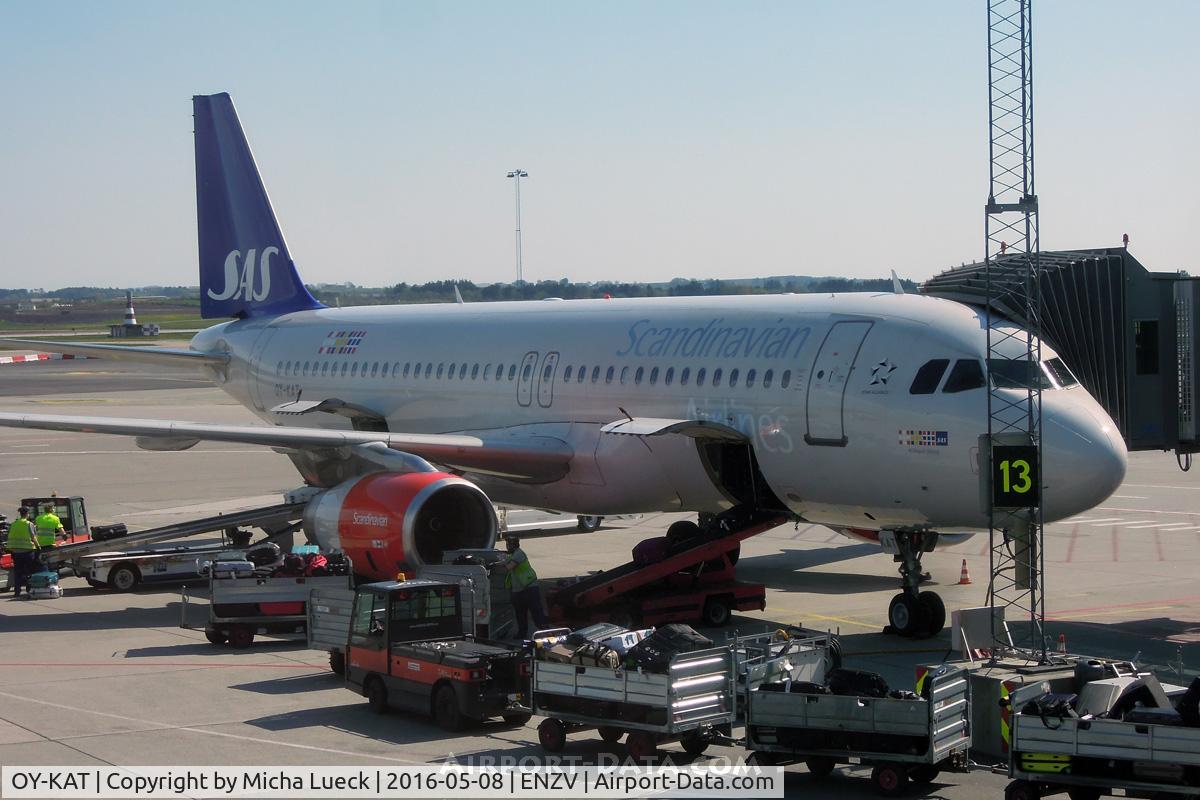 OY-KAT, 2007 Airbus A320-232 C/N 3192, At Sola