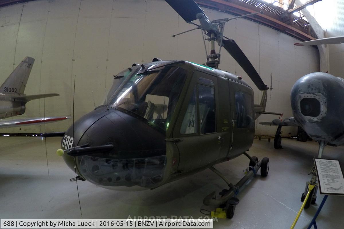 688, Bell UH-1B Iroquois C/N 268, At the Flyhistorisk Museum