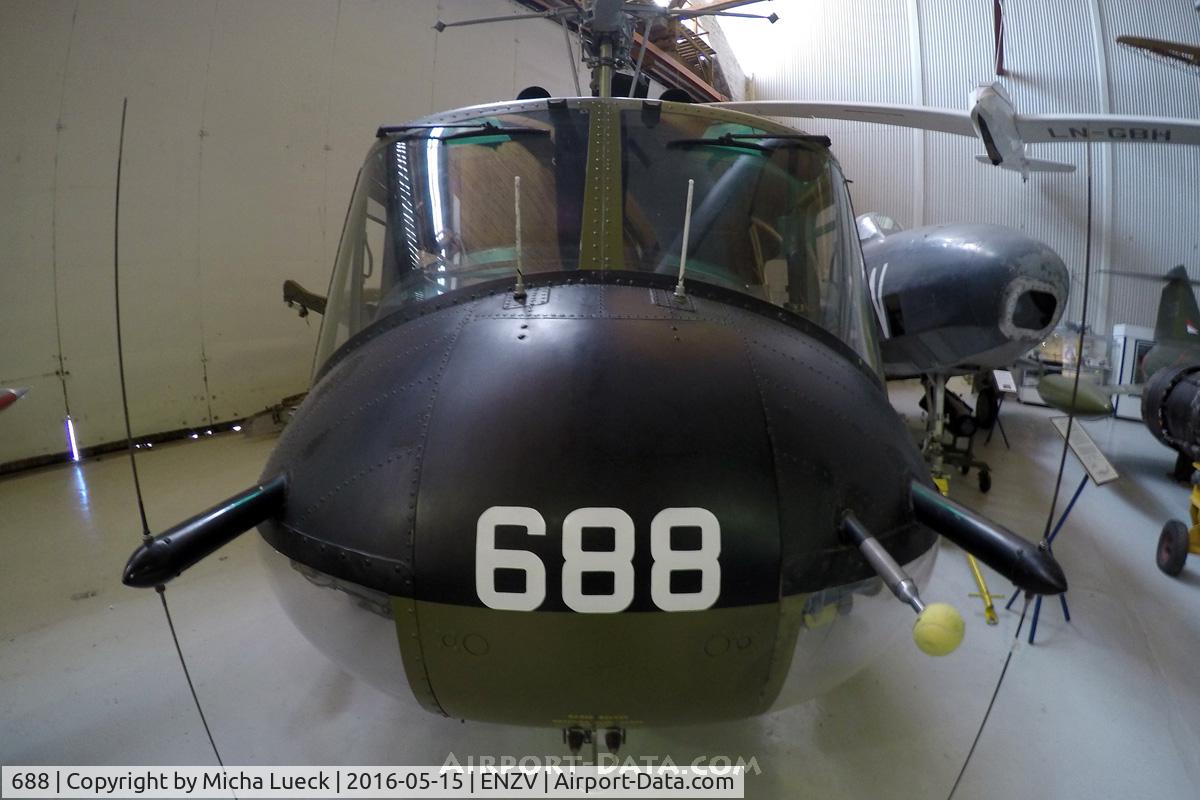 688, Bell UH-1B Iroquois C/N 268, At the Flyhistorisk Museum