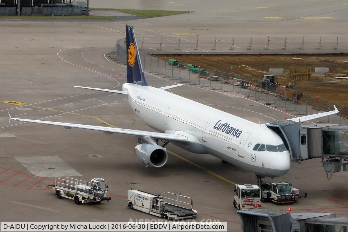 D-AIDU, 2012 Airbus A321-231 C/N 5186, At Hannover