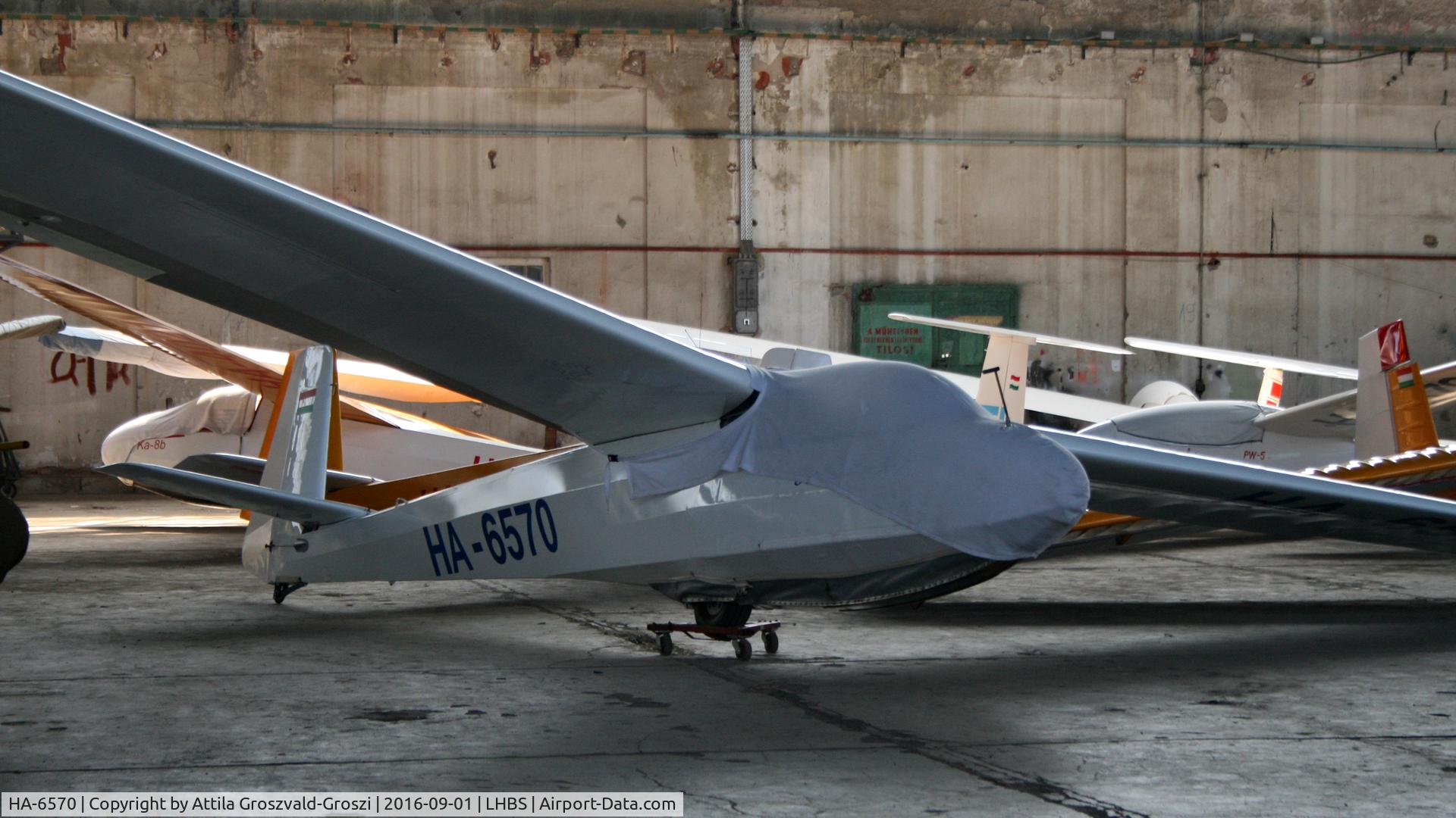 HA-6570, 1957 Schleicher Ka-7 Rhonadler C/N 283, Budaörs Airport, Hungary