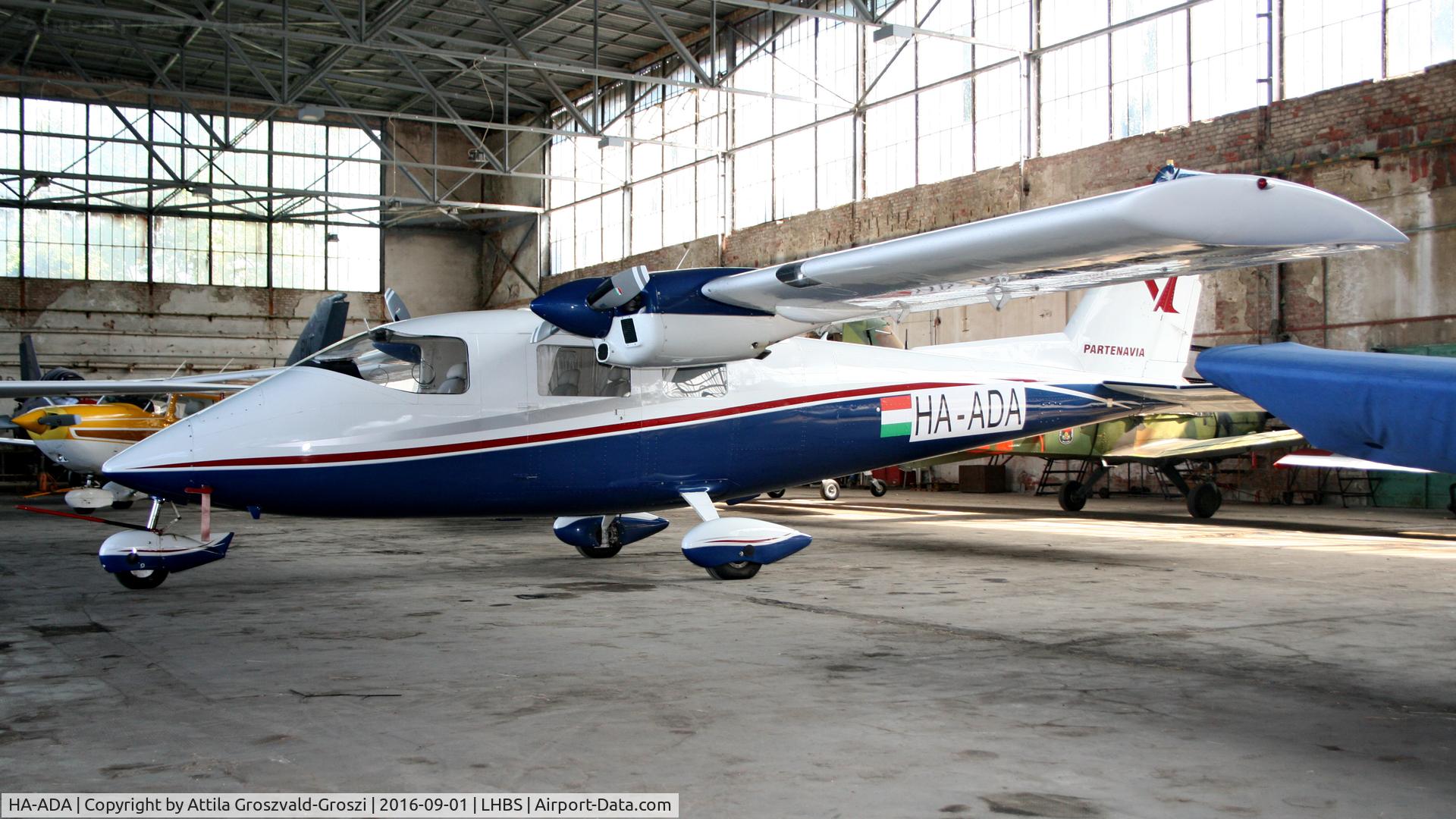 HA-ADA, 1974 Partenavia P-68B Victor C/N 19, Budaörs Airport, Hungary