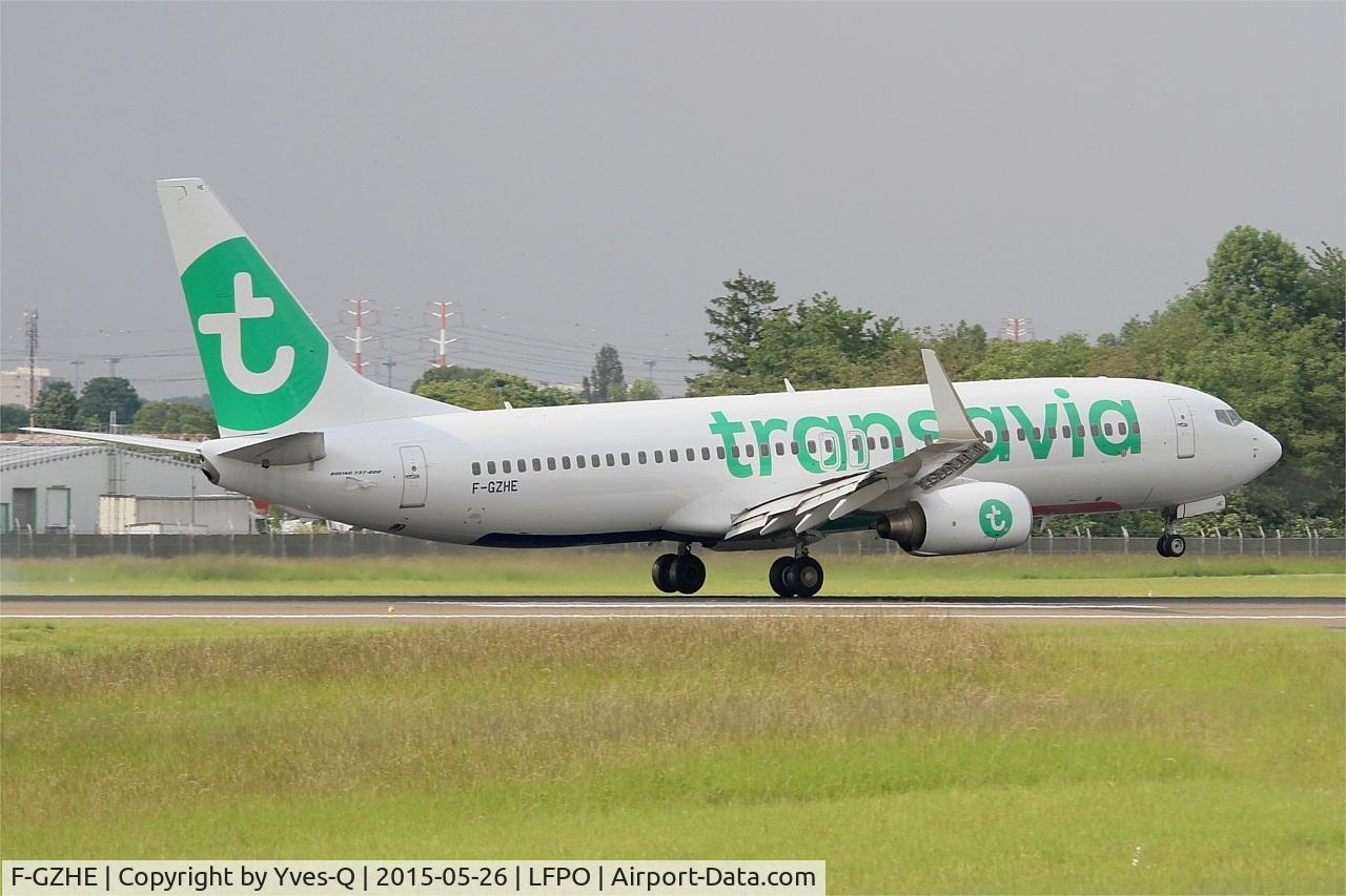 F-GZHE, 2008 Boeing 737-8K2 C/N 29678, Boeing 737-8K2, Landing rwy 06, Paris-Orly airport (LFPO-ORY)