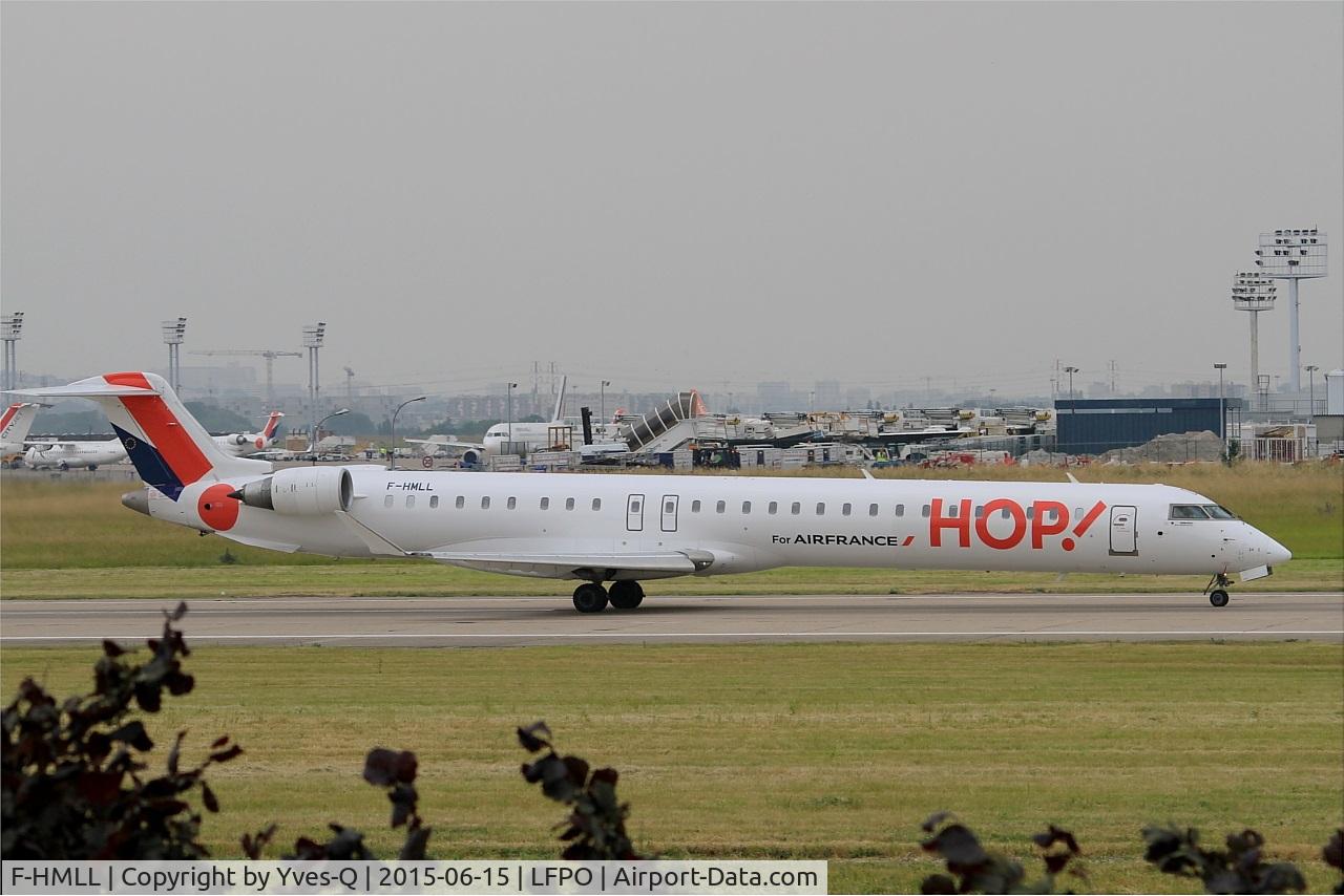 F-HMLL, 2011 Bombardier CRJ-1000EL NG (CL-600-2E25) C/N 19017, Bombardier CRJ-1000EL NG, Take off run rwy 08, Paris-Orly airport (LFPO-ORY)