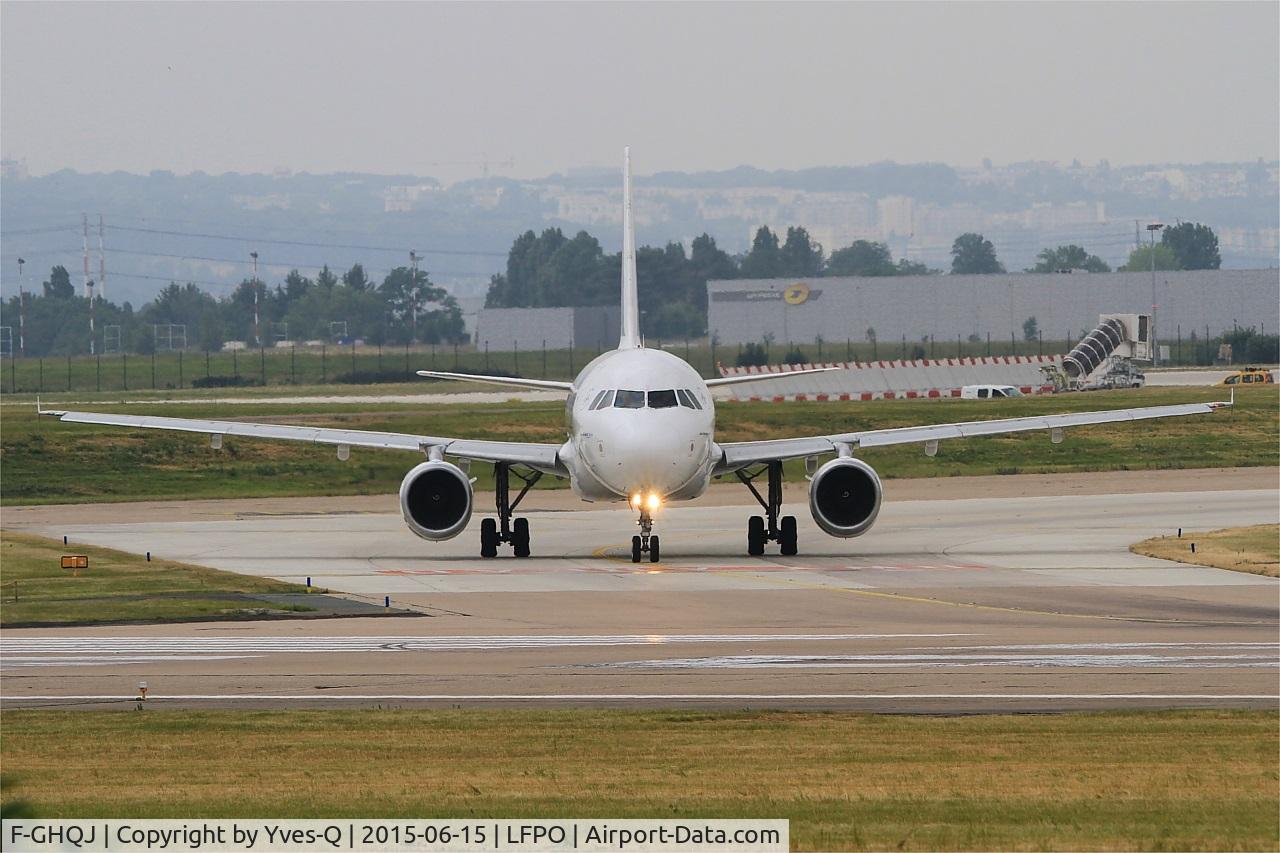 F-GHQJ, 1991 Airbus A320-211 C/N 0214, Airbus A320-211, Holding point rwy 08, Paris-Orly airport (LFPO-ORY)
