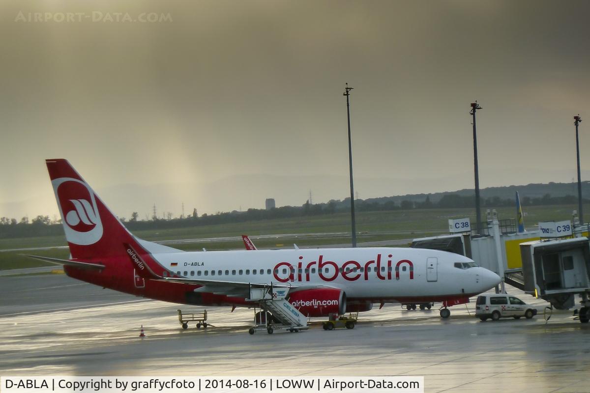 D-ABLA, 2007 Boeing 737-76J C/N 36114, LOWW - from terminal