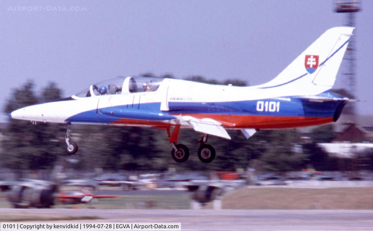 0101, 1958 Shenyang JJ-1 C/N 1, Slovakian Air Force arriving at RIAT.