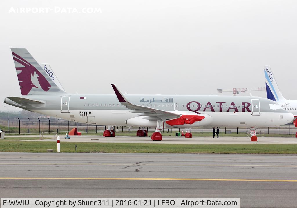 F-WWIU, 2015 Airbus A320-271N C/N 6829, C/n 6829 - To be A7-AJC but ntu