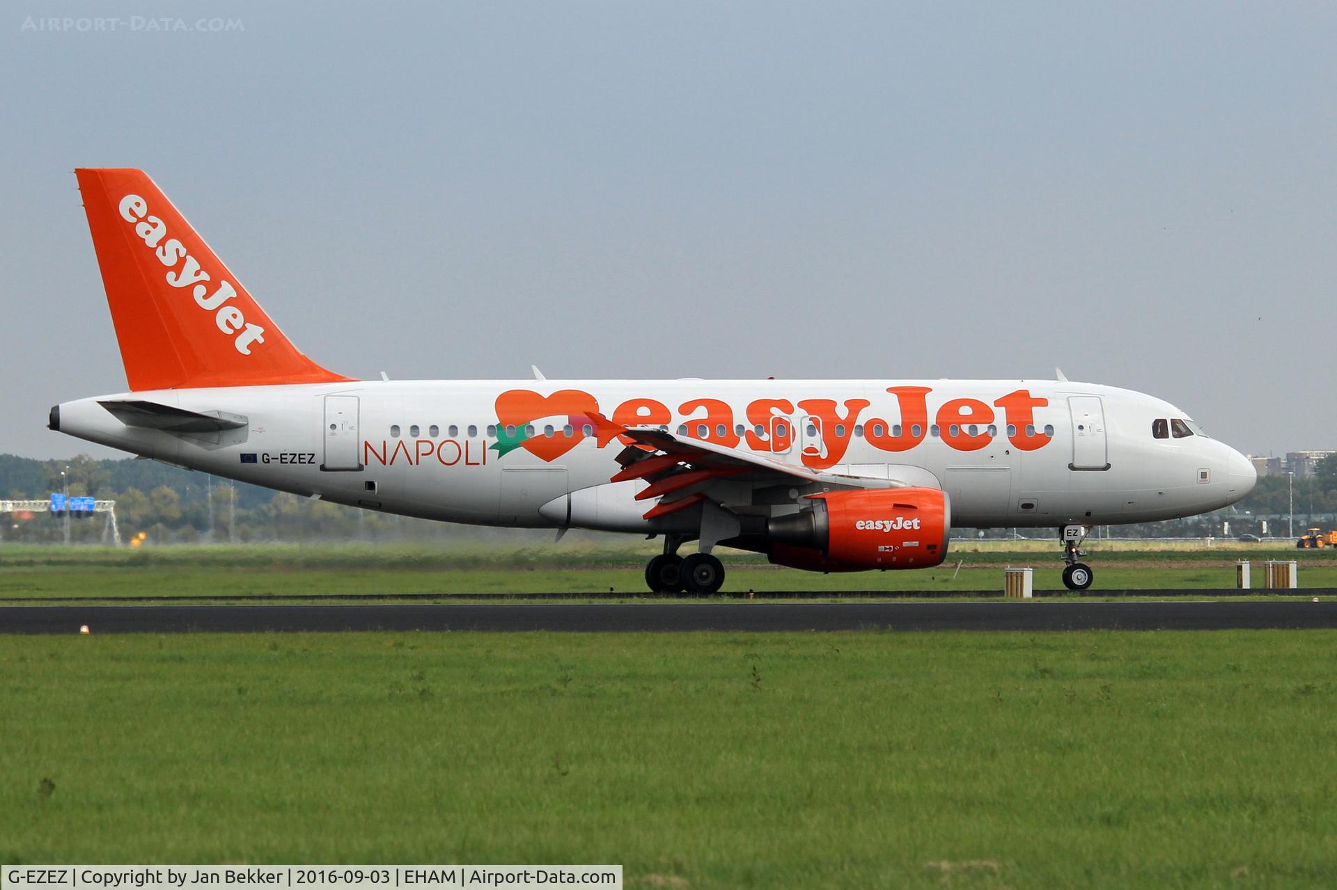 G-EZEZ, 2004 Airbus A319-111 C/N 2360, Schiphol, Amsterdam