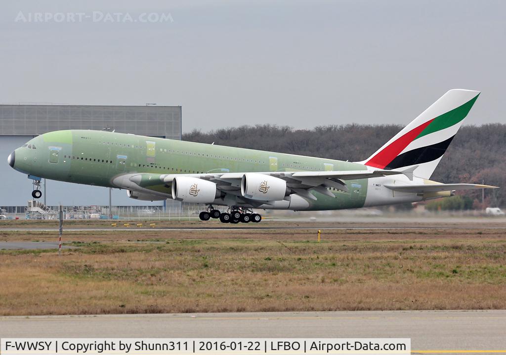 F-WWSY, 2015 Airbus A380-861 C/N 0211, C/n 0211 - For Emirates as A6-EUA