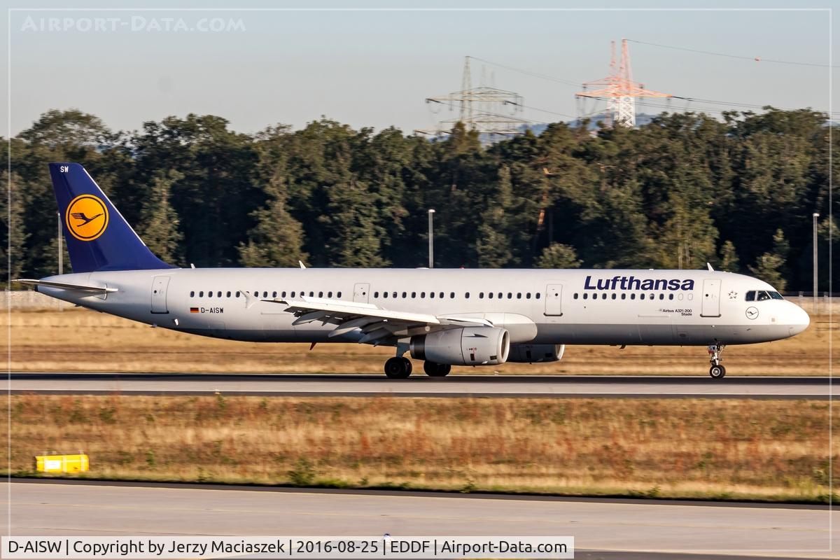 D-AISW, 2009 Airbus A321-231 C/N 4087, Airbus A321-231,