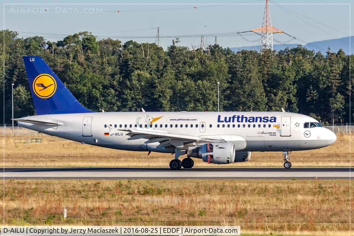 D-AILU, 1997 Airbus A319-114 C/N 744, Airbus A319-114