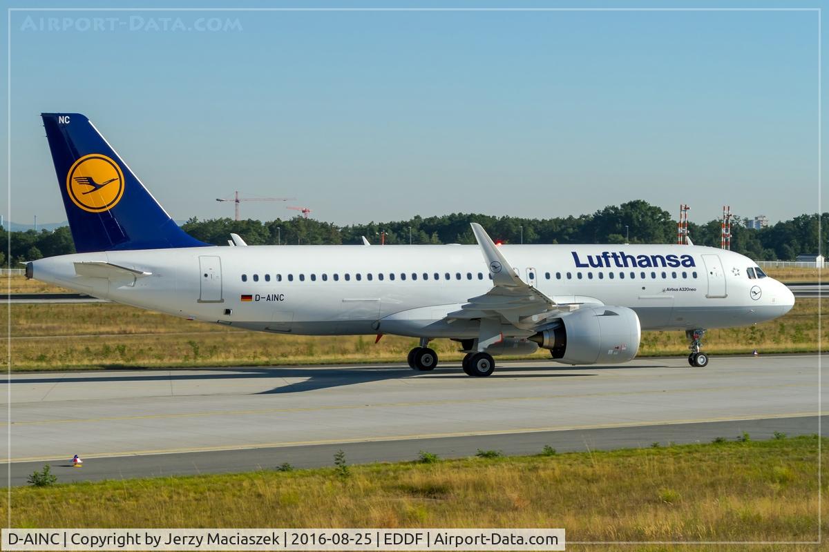 D-AINC, 2016 Airbus A320-271NEO C/N 6920, Airbus A320 Neo