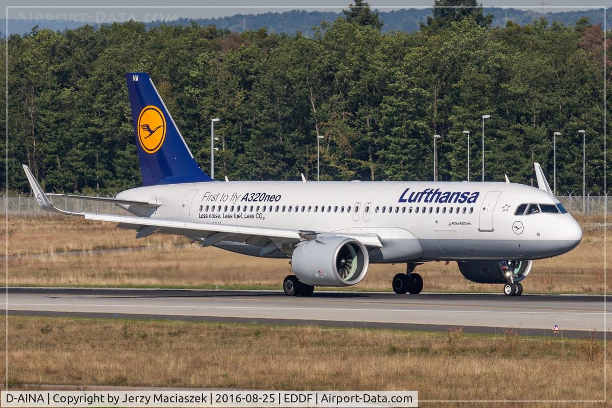 D-AINA, 2015 Airbus A320-271N C/N 6801, Airbus A320-271NEO,