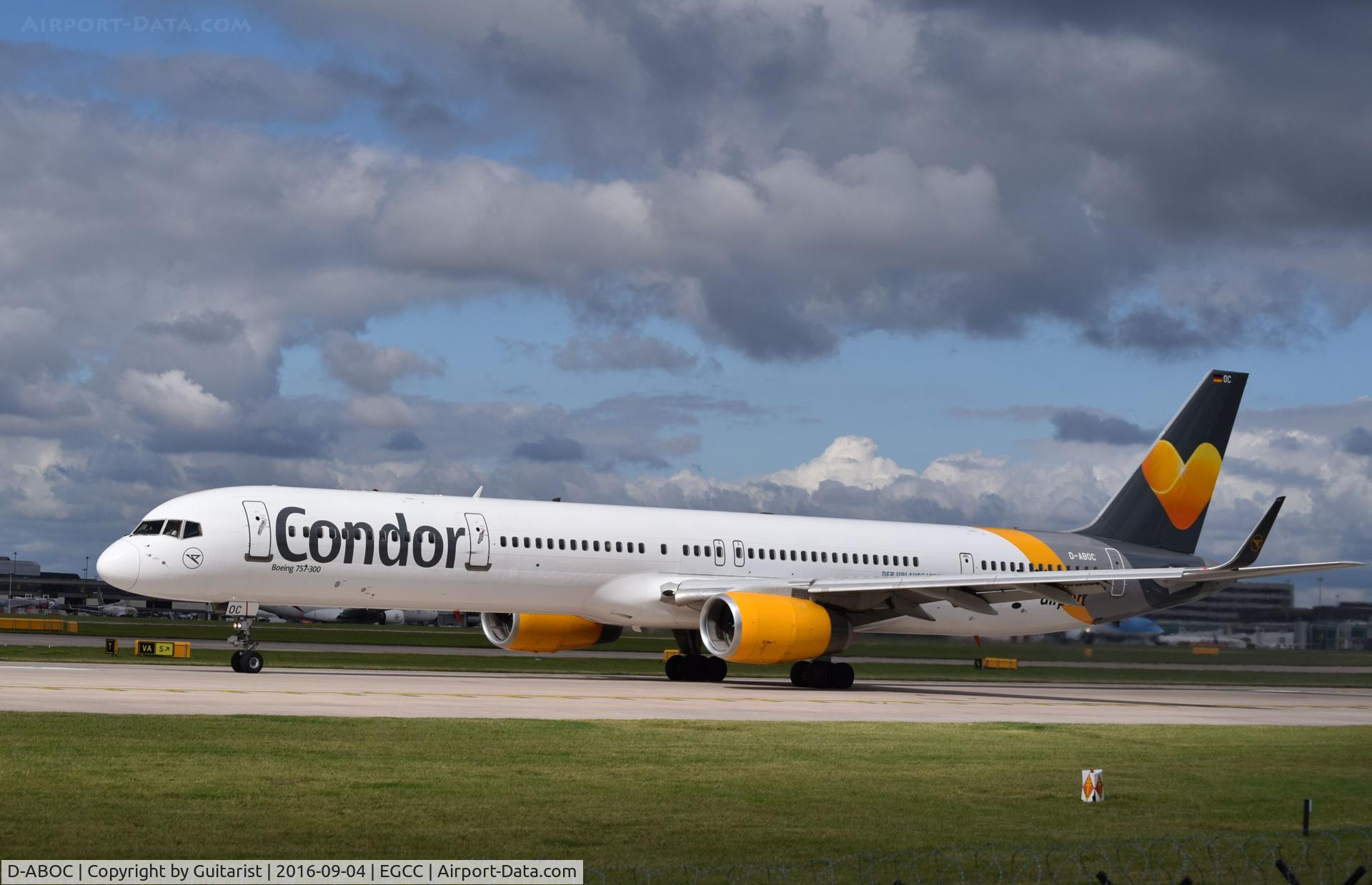 D-ABOC, 1998 Boeing 757-330 C/N 29015, At Manchester