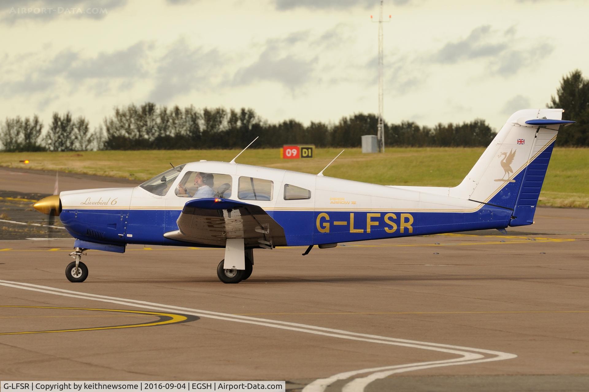 G-LFSR, 1979 Piper PA-28RT-201 Arrow IV Arrow IV C/N 28R-7918091, Return Visitor.