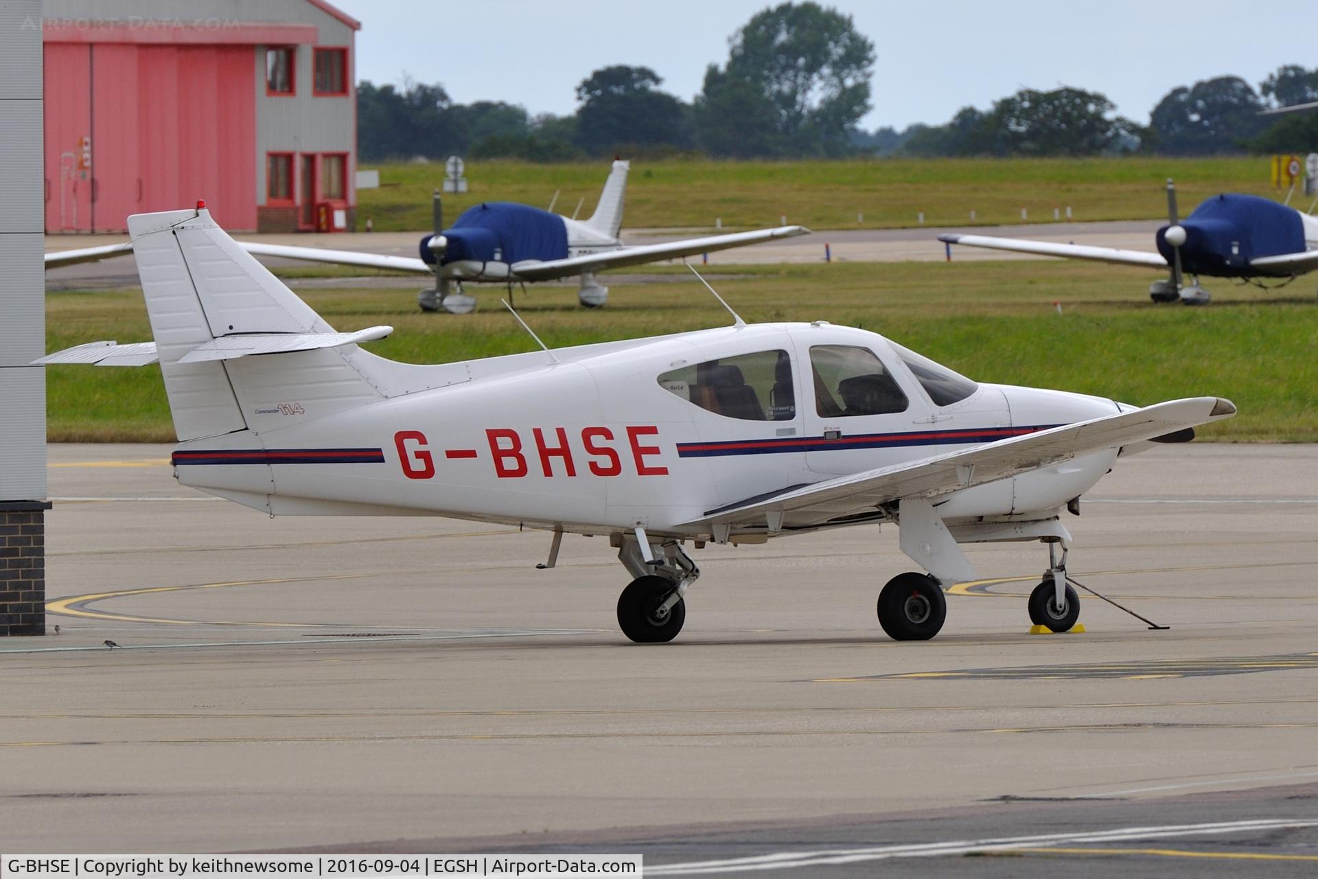 G-BHSE, 1976 Rockwell Commander 114 C/N 14161, Nice Visitor.
