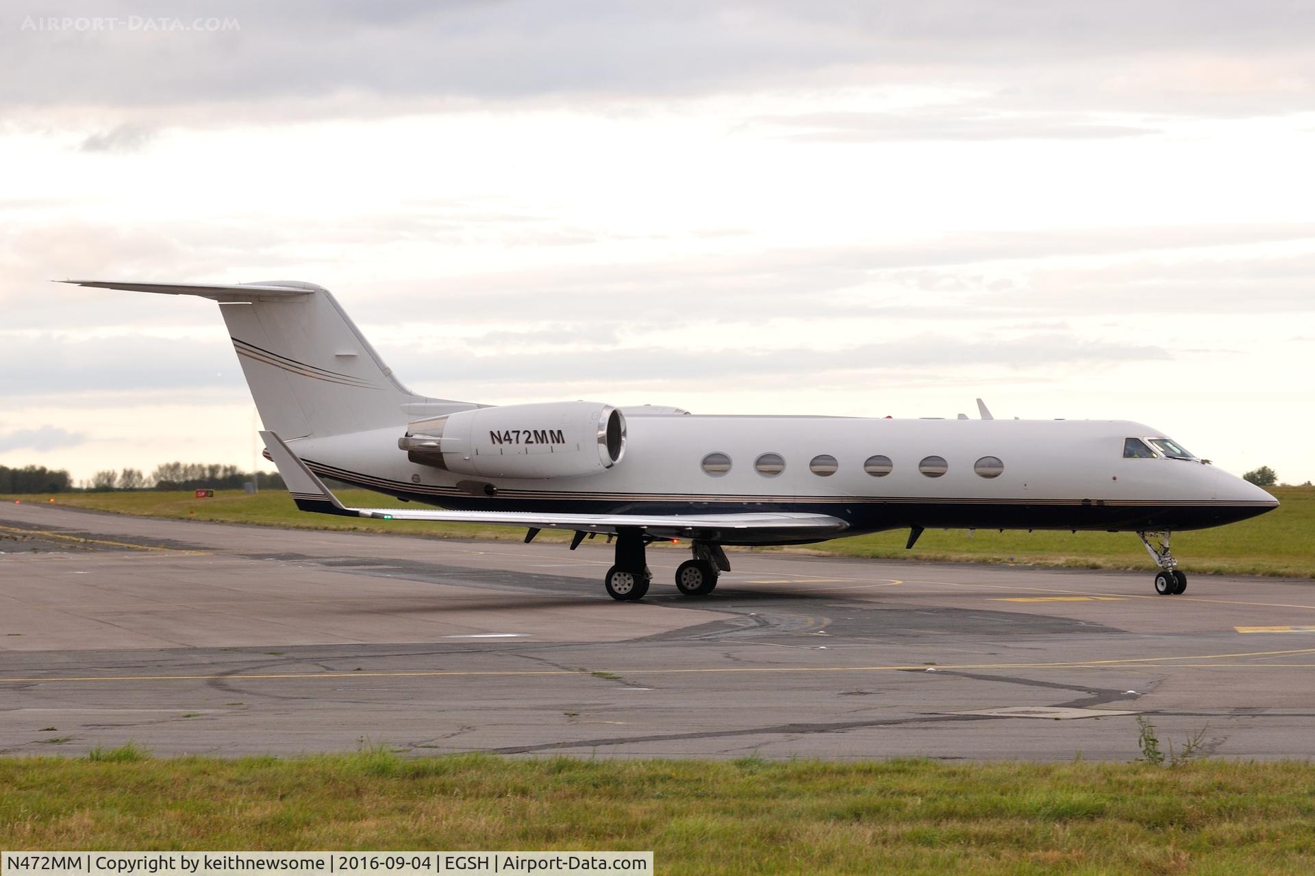 N472MM, Gulfstream Aerospace G-IV C/N 1072, Nice Visitor.