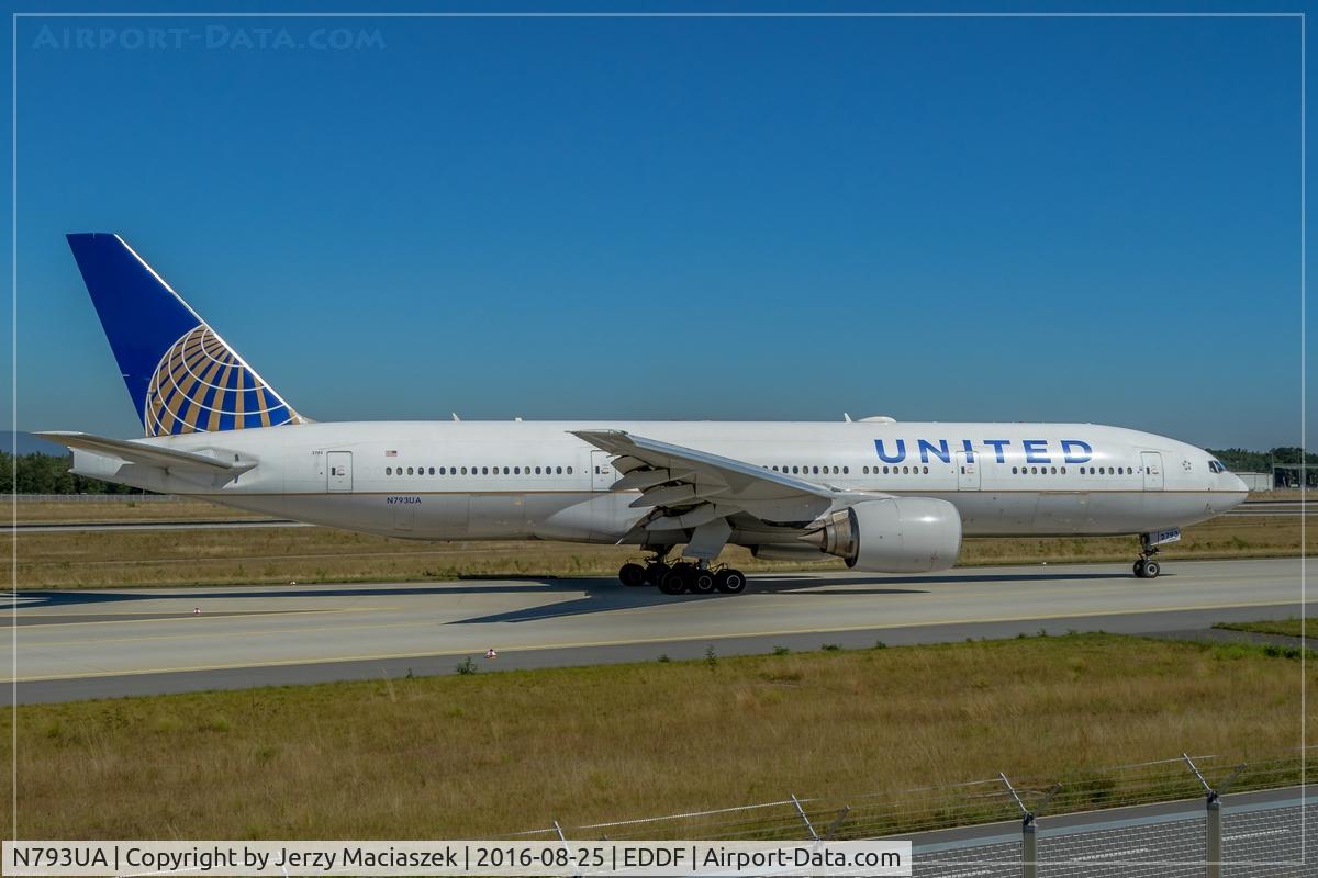 N793UA, 1997 Boeing 777-222 C/N 26946, Boeing 777-222