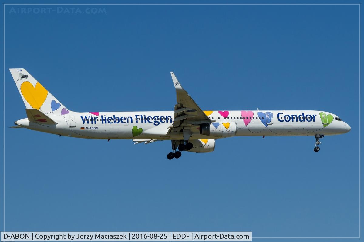 D-ABON, 2000 Boeing 757-330 C/N 29023, Boeing 757-330