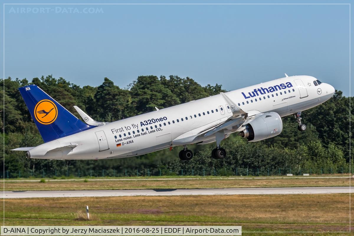 D-AINA, 2015 Airbus A320-271N C/N 6801, Airbus A320-271NEO,