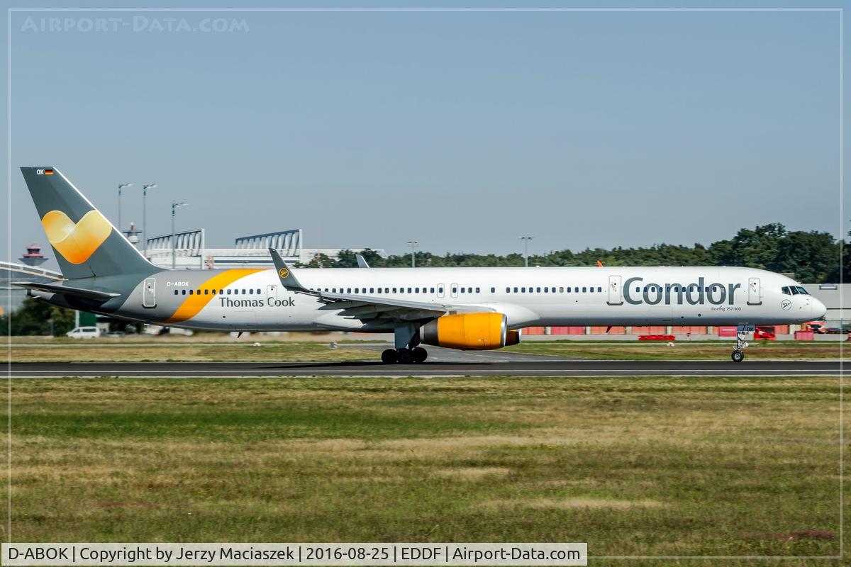 D-ABOK, 2000 Boeing 757-330 C/N 29020, Boeing 757-330