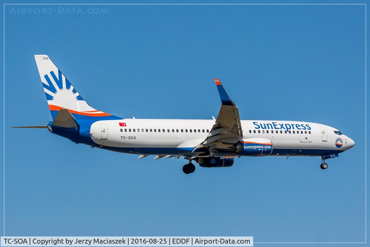 TC-SOA, 2016 Boeing 737-8HC C/N 61184, Boeing 737-800