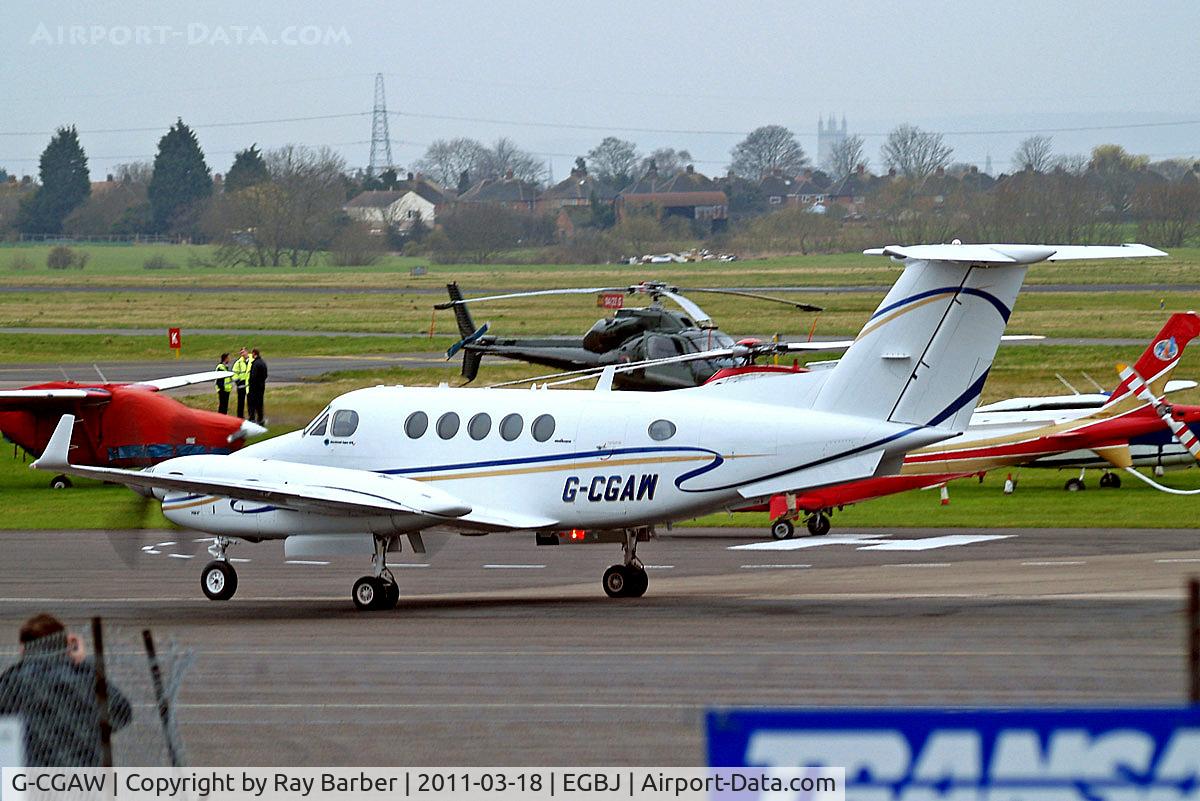 G-CGAW, 1980 Beech 200 Super King Air C/N BB-700, Beech 200 Super King Air [BB-700] Staverton~G 18/03/2011