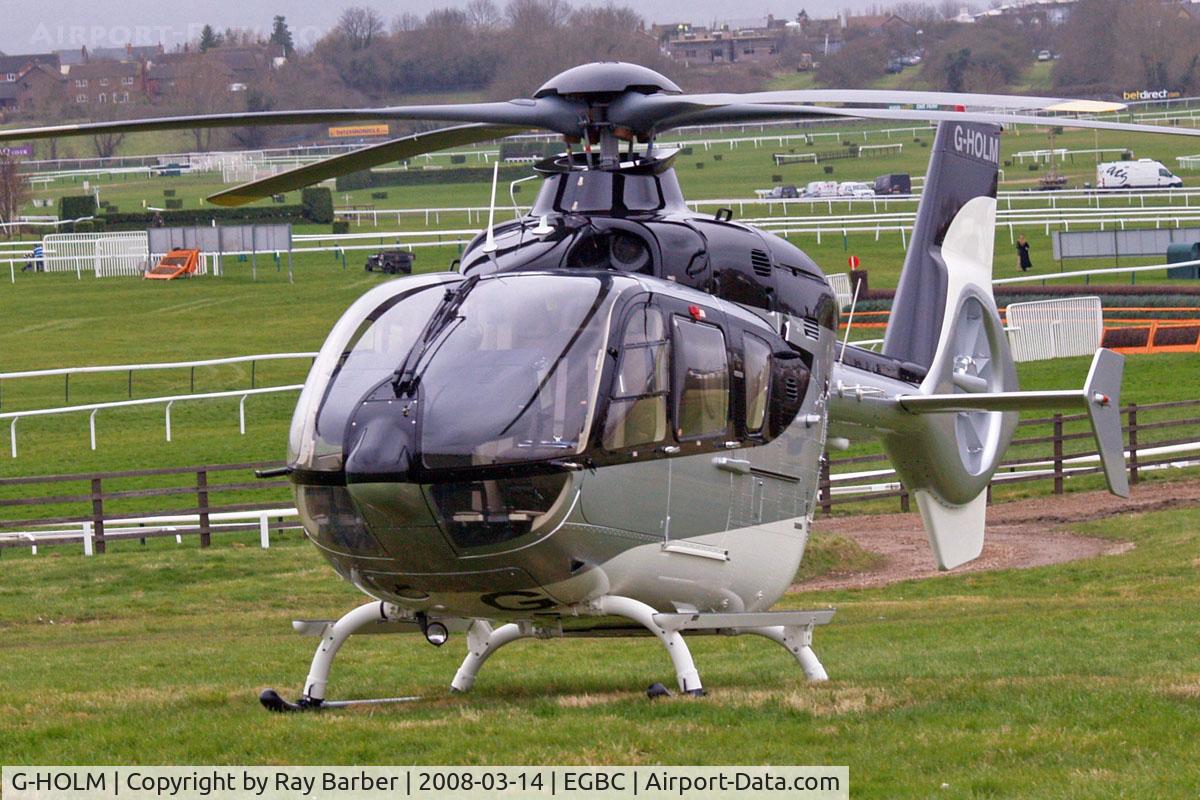 G-HOLM, 2007 Eurocopter EC-135T-2+ C/N 0574, EC.135T2+ [0574] Cheltenham Racecourse~G 14/03/2008