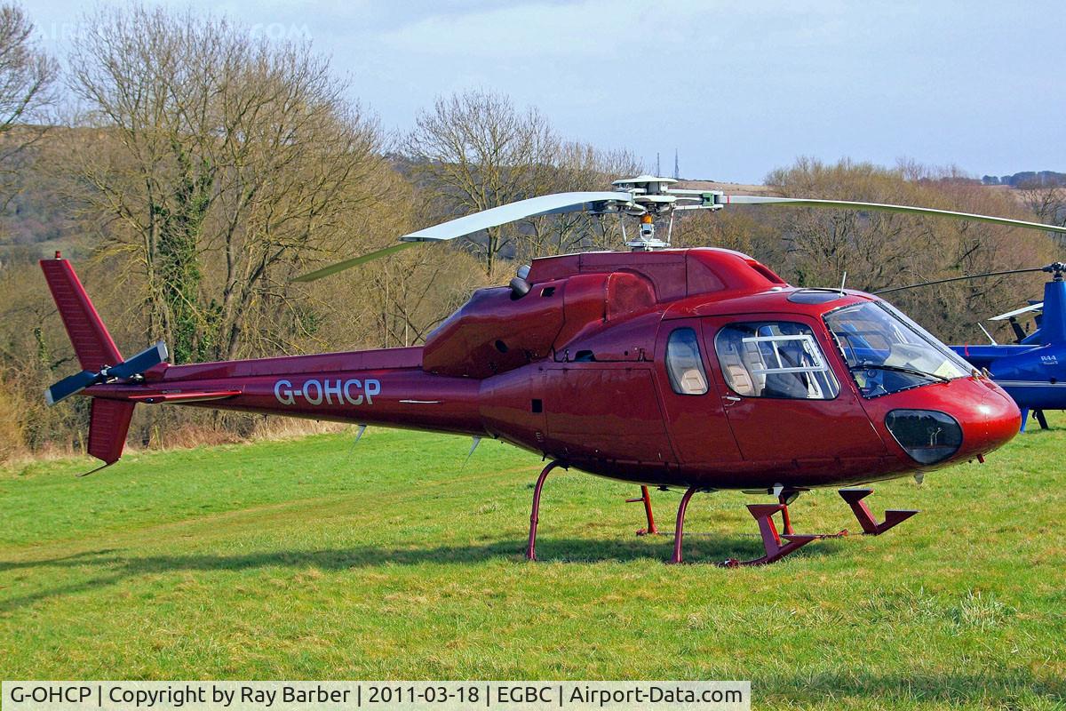 G-OHCP, 1982 Aérospatiale AS-355F-1 Ecureuil 2 C/N 5249, Aerospatiale AS.355F1 Ecureuil II [5249] Cheltenham Racecourse~G 18/03/2011