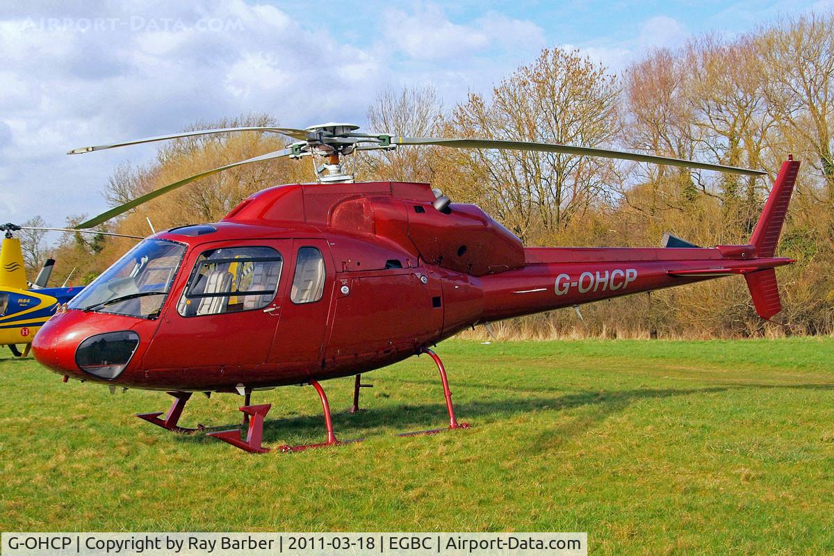 G-OHCP, 1982 Aérospatiale AS-355F-1 Ecureuil 2 C/N 5249, Aerospatiale AS.355F1 Ecureuil II [5249] Cheltenham Racecourse~G 18/03/2011