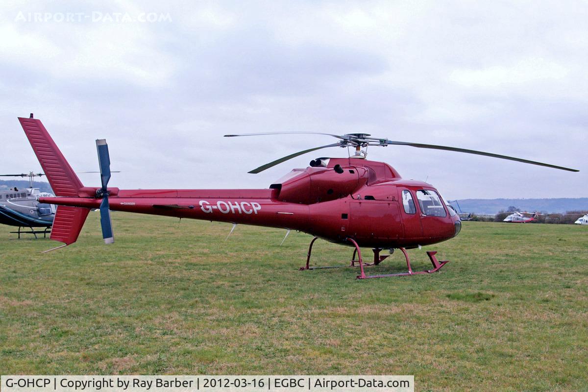 G-OHCP, 1982 Aérospatiale AS-355F-1 Ecureuil 2 C/N 5249, Aerospatiale AS.355F1 Ecureuil II [5249] Cheltenham Racecourse~G 16/03/2012
