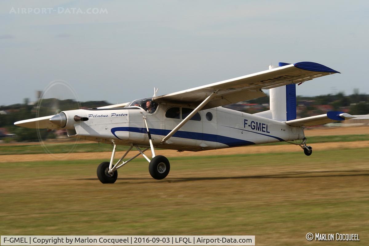 F-GMEL, 1962 Pilatus PC-6/B2-H2 Turbo Porter C/N 536, F-GMEL