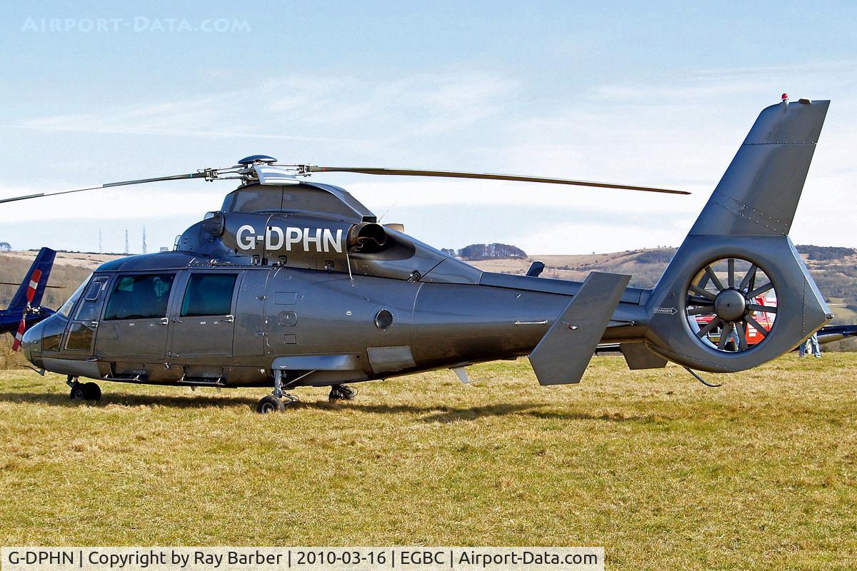 G-DPHN, 1988 Aerospatiale SA-365N-1 Dauphin 2 C/N 6307, Aerospatiale SA.365N1 Dauphin 2 [6307] (Atlantic Air Ltd) Cheltenham Racecourse~G 16/03/2010