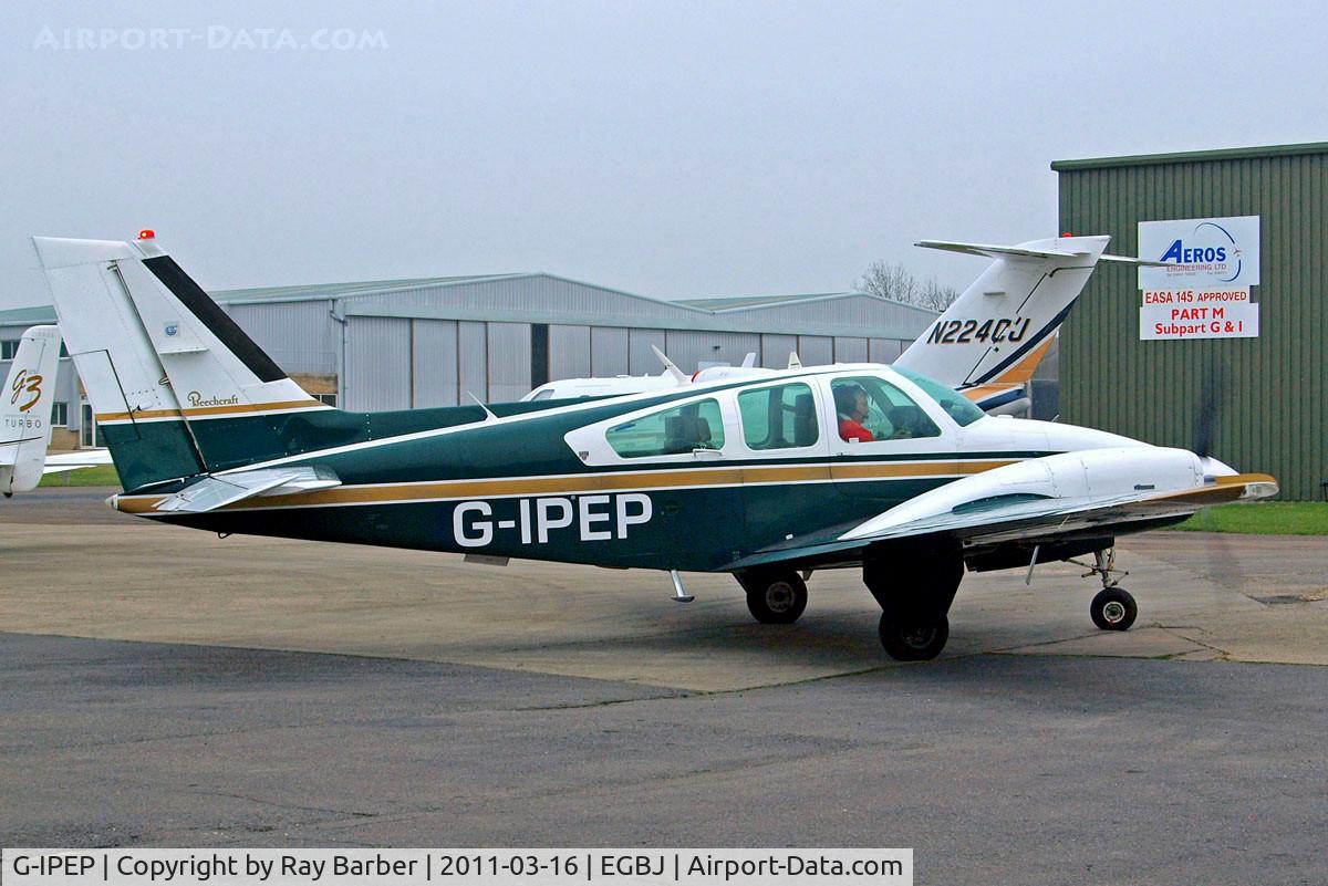 G-IPEP, 1979 Beech 95-B55 Baron Baron C/N TC-2259, Beech 95-B55 Baron [TC-2259[ (PEP Aviation) Staverton~G 16/03/2011